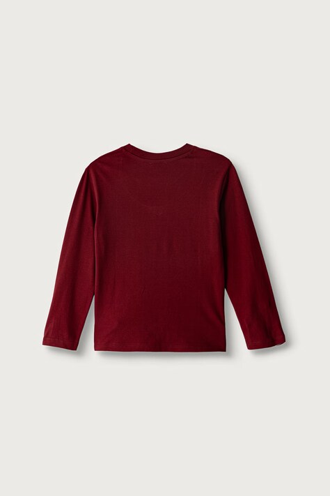 United Colors of Benetton Longsleeve damski bawełniany bordowy 3ATNG10NK