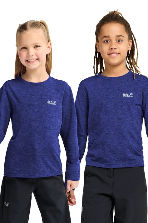 Jack Wolfskin Longsleeve dziecięcy TRAIL niebieski A66175