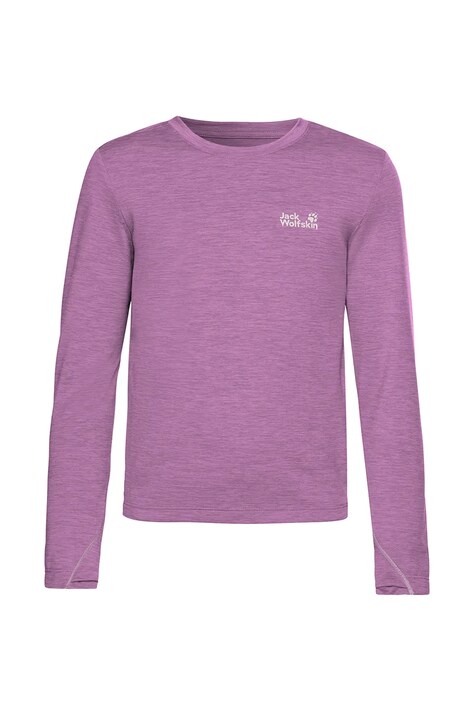Jack Wolfskin Longsleeve dziecięcy TRAIL fioletowy A66175