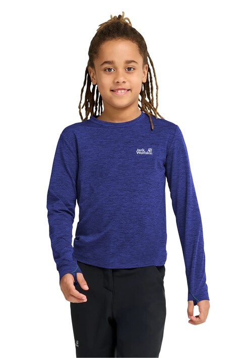 Jack Wolfskin Лонгслів дитячий TRAIL блакитний A66175