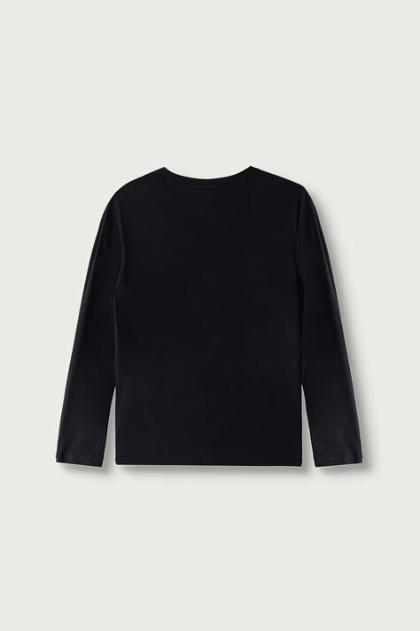 Napapijri Longsleeve dziecięcy bawełniany S-NEW BOX LOGO LS granatowy NP0A8B3N1761