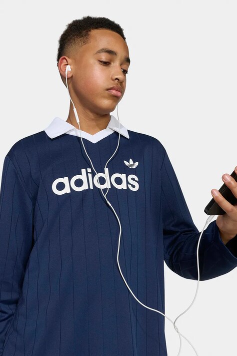 adidas Originals лонгслів дитячий — AW26-BUKZZP, темно-синій — фото 7