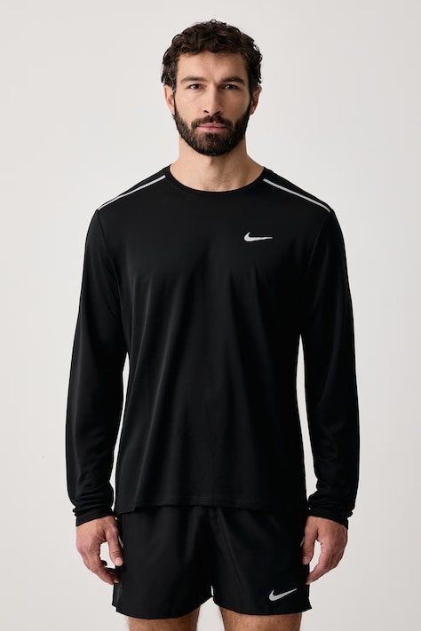Nike Longsleeve do biegania męski Miler Dri-FIT czarny IF2086.010