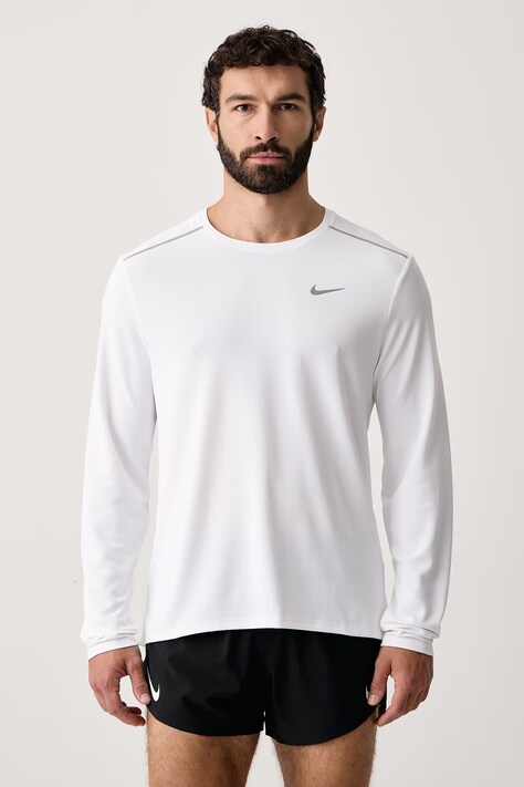 Nike Longsleeve do biegania męski Miler Dri-FIT biały IF2086.100