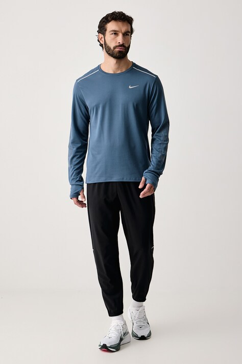 Nike Longsleeve do biegania męski Miler UV Dri-FIT granatowy IO1233.438
