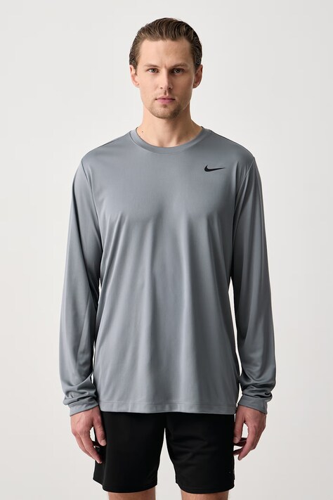 Nike Longsleeve treningowy męski Dri-FIT szary IO1427.084