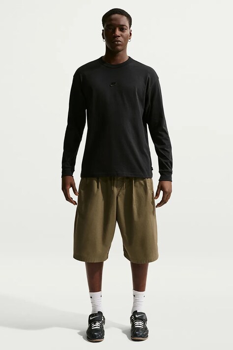 Nike Sportswear Longsleeve męski bawełniany Premium Essentials czarny IH1127.010