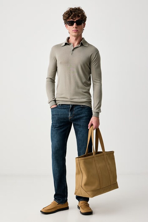 Guess Sweter męski wełniany NASSER zielony M6BR41 Z1588