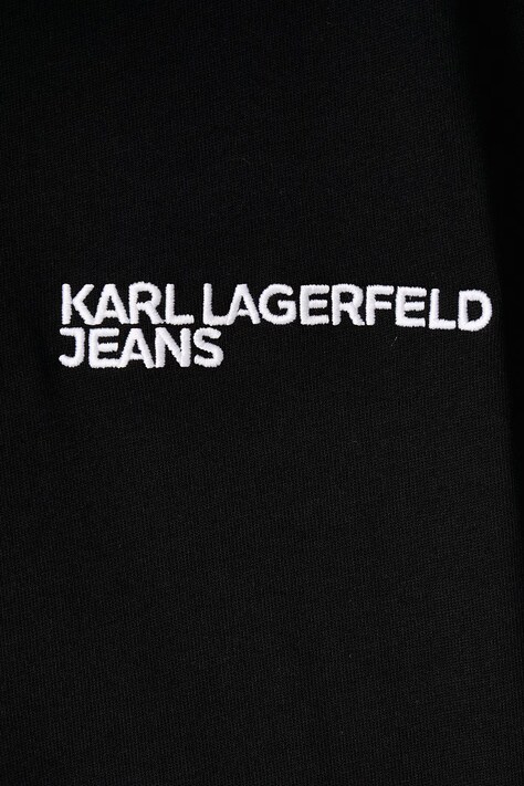 Karl Lagerfeld Jeans лонгслів чоловічий бавовняний — AW26-BUMZSP, чорний — фото 4