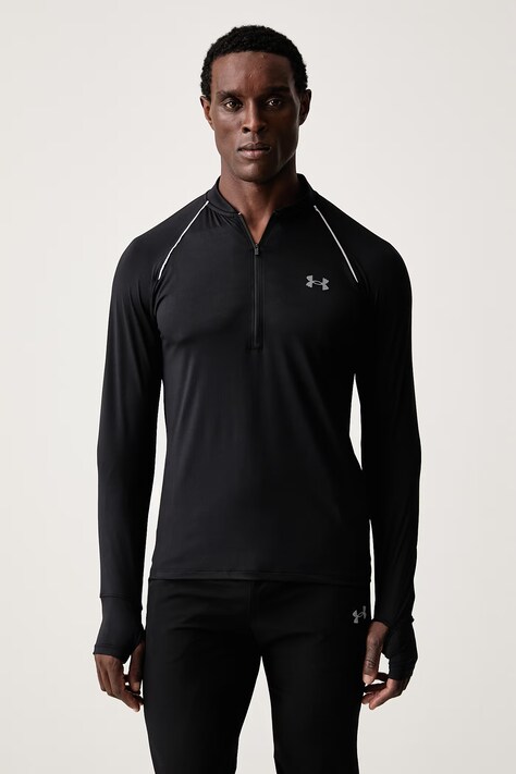 Under Armour Longsleeve do biegania męski Velociti czarny 6013909