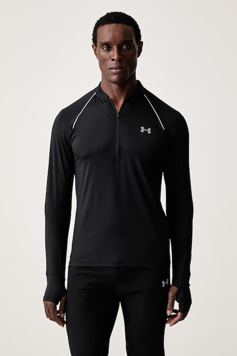 Under Armour Longsleeve do biegania męski Velociti czarny 6013909