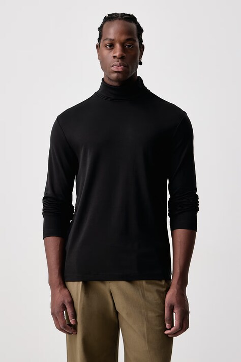 Calvin Klein Tričko s dlouhým rukávem pánské bavlněné černé LV04LH215G
