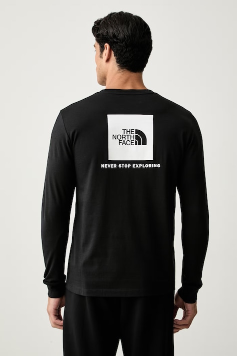 The North Face μακρυμάνικο ανδρικό με βαμβάκι EVOLUTION μαύρο NF0A8B68JK31