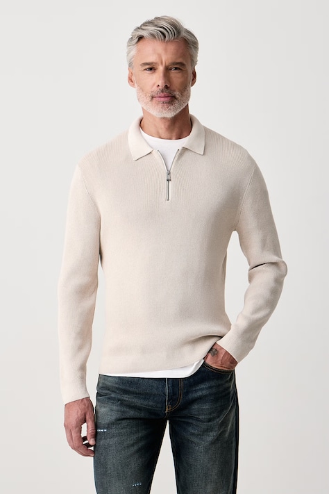 Joop! Sweter męski beżowy 30105261