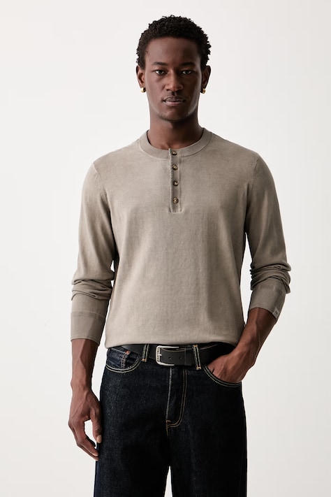 Rag & Bone sweter męski bawełniany beżowy RH0A26P6MCO