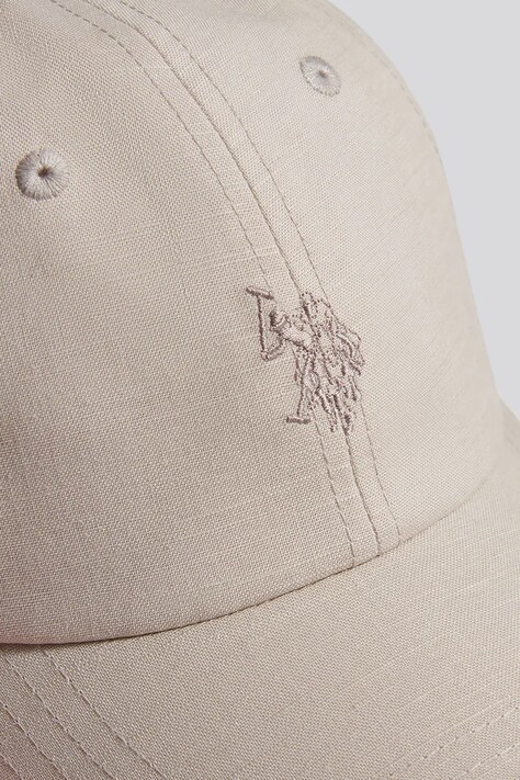 U.S. Polo Assn. кепка дитяча з додаванням льону — фото 4