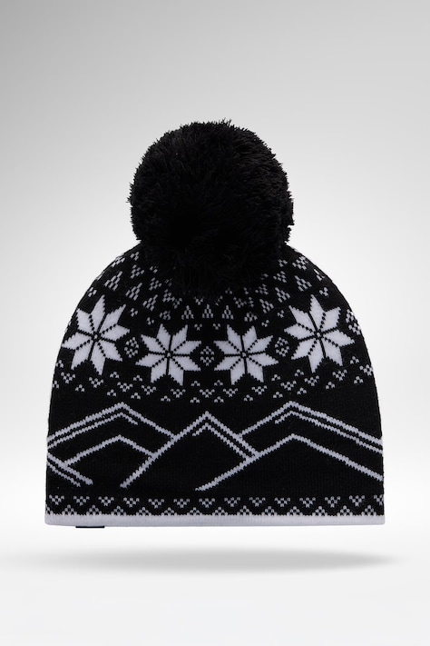 Rossignol Czapka z pomponem dziecięca OM BEANIE czarna RLOYP02