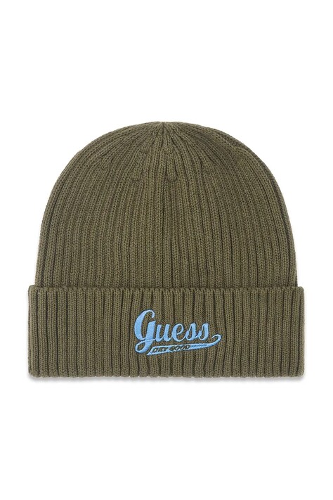 Guess Czapka beanie dziecięca zielona L6BZ02 Z1543