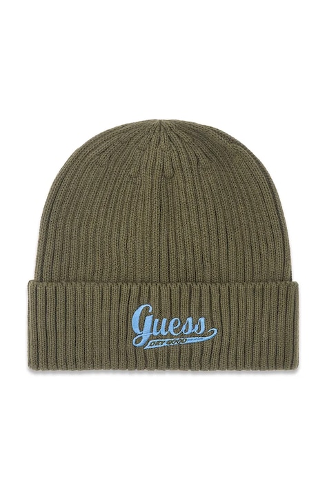 Guess Czapka beanie dziecięca zielona L6BZ02 Z1543