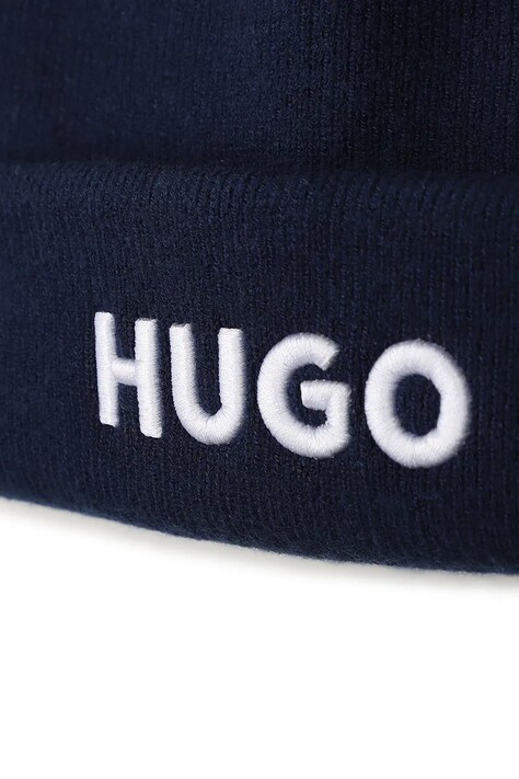 HUGO Czapka dziecięca granatowa G01315