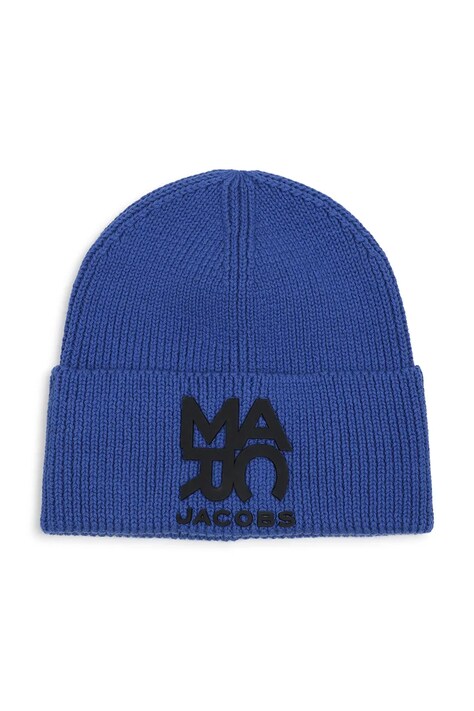 MARC JACOBS Шапка beanie дитяча бавовняна блакитна W61088