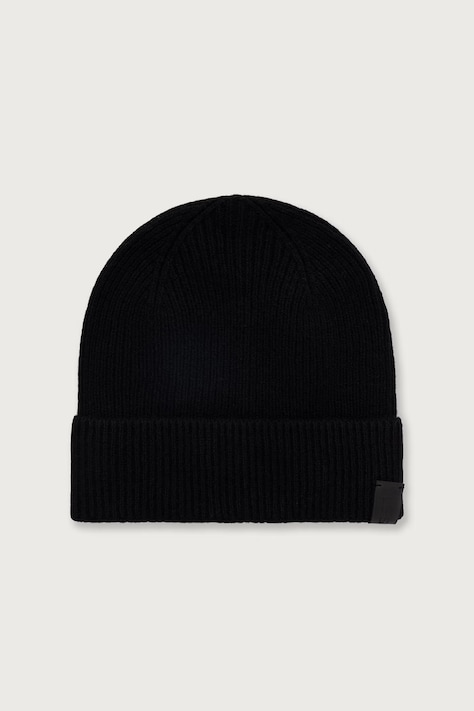 LE SH KA headwear Czapka beanie damska kaszmirowa Black Cashmere Hat czarna BlackCashmereHat