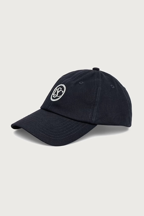 Le Privé Czapka z daszkiem damska bawełniana VARSITY CAP granatowa LP00698