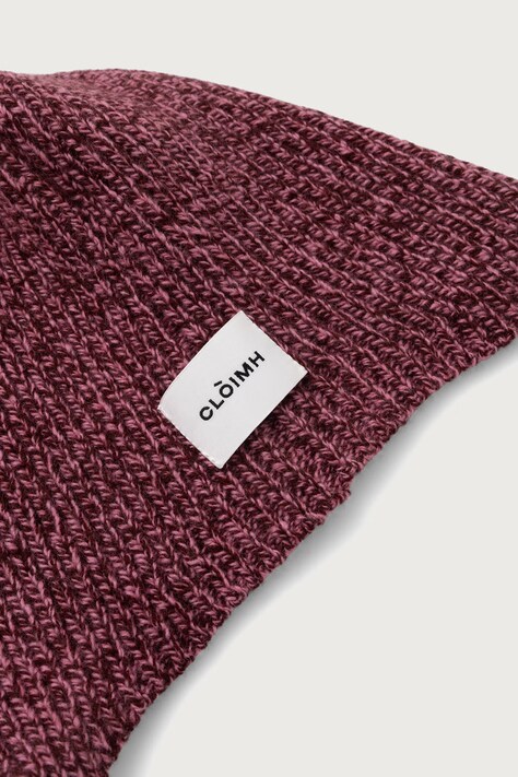 Cloimh Czapka damska wełniana różowa FW26.SWTB