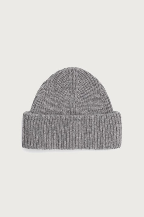 Cloimh Czapka beanie damska wełniana szara FW26.SWCBH