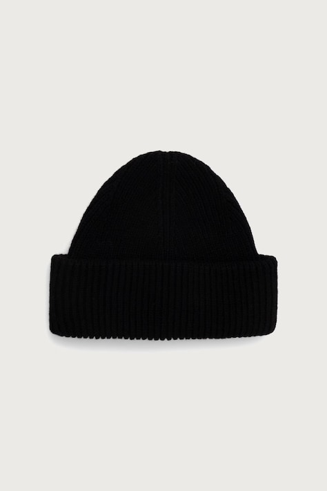 Cloimh Czapka beanie damska wełniana czarna FW26.SWCBH