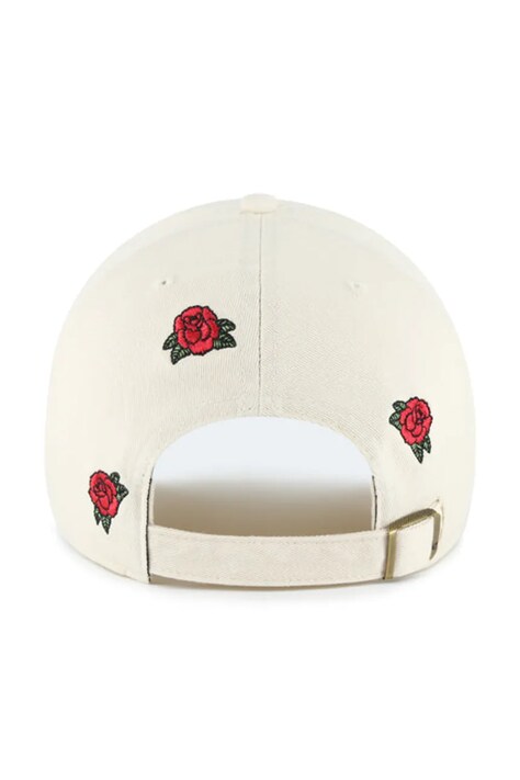 47 brand Czapka z daszkiem bawełniana MLB Los Angeles Dodgers beżowa B-SCTRC12GWS-NTA