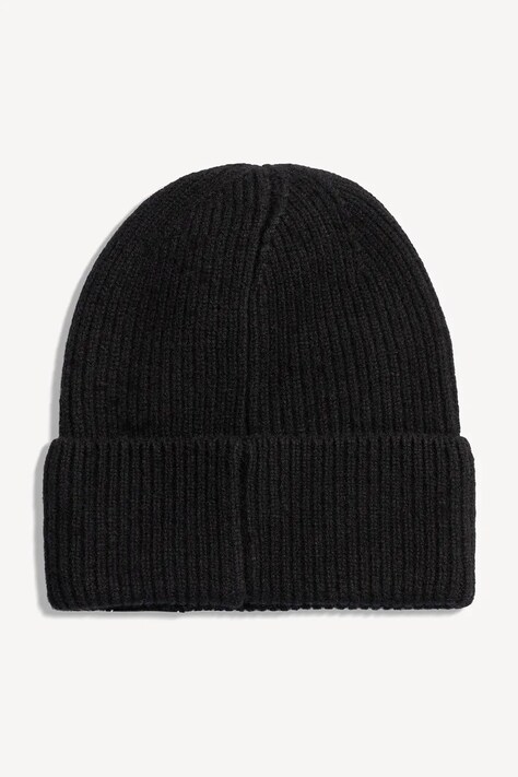 BIZUU Czapka beanie damska wełniana LORE czarna LORE CZARNY