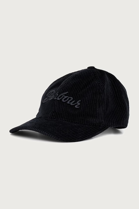 Barbour Czapka z daszkiem damska bawełniana granatowa LHA0653