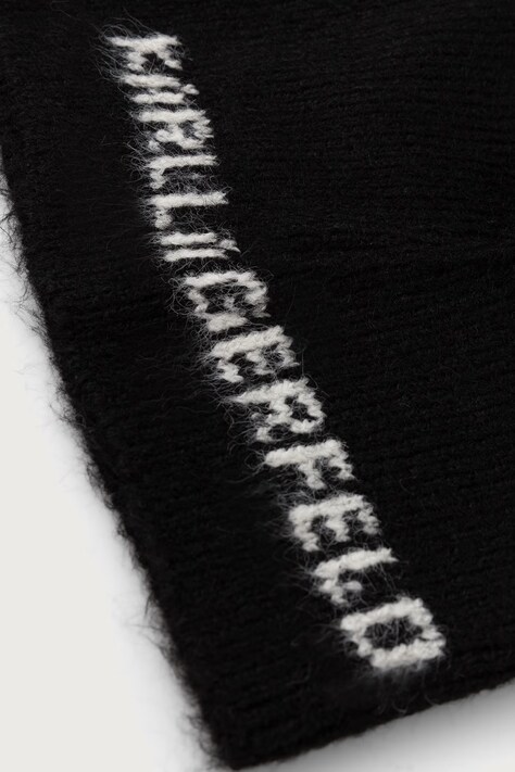 Karl Lagerfeld капор жіночий з додаванням вовни — AW26-CADZL9, чорний — фото 3
