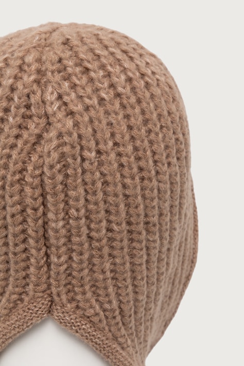 Kangol Füles sapka női gyapjú hozzáadásával TRAPPER MIXED barna K3858.WT216