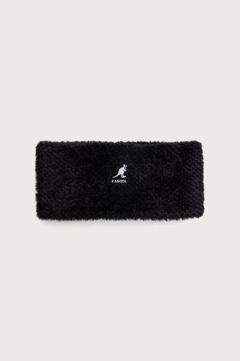 Kangol Opaska na głowę damska FAUX FUR 2-WAY WIDE czarna K3852.BK001