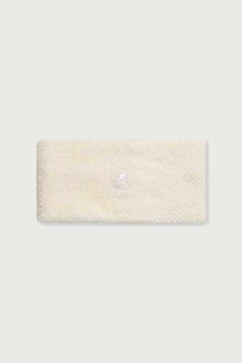 Kangol Opaska na głowę damska FAUX FUR 2-WAY WIDE beżowa K3852.CR102