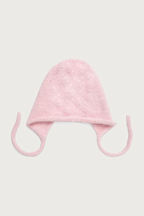 Kangol Czapka uszatka damska FAUX FUR KNIT BONNET różowa K3792.BP608
