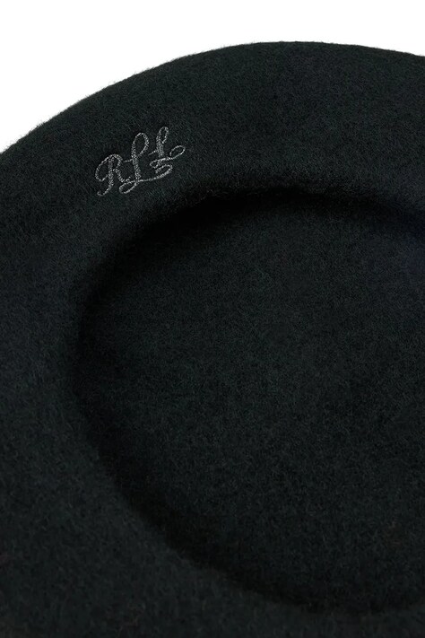 Lauren Ralph Lauren Beret damski z wełną czarny 454P23633
