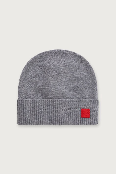 Max&Co. Czapka beanie damska wełniana MCAGROLLA szara 2626576027200