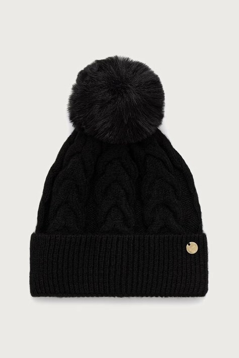 Guess Czapka damska czarna AW5676 POL01