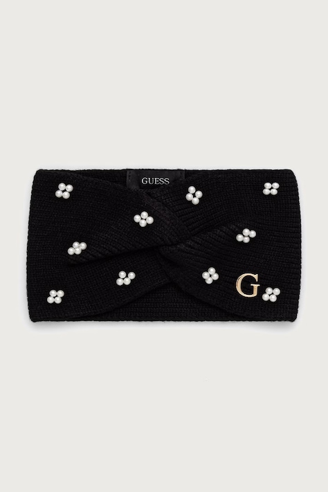 Guess Traka za glavu za žene s viskozom crna AW5637 VIS01