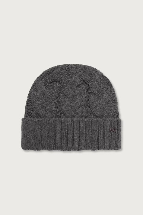 Weekend Max Mara Czapka beanie damska kaszmirowa WKAZAMPA szara 2625576015600