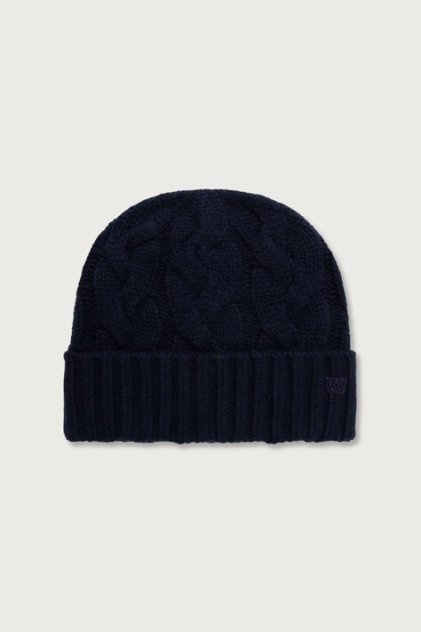 Weekend Max Mara Czapka beanie damska kaszmirowa WKAZAMPA granatowa 2625576015600