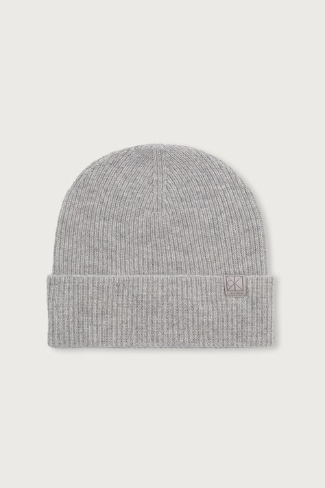 Calvin Klein Căciulă de damă de cașmir gri LV04F8125G