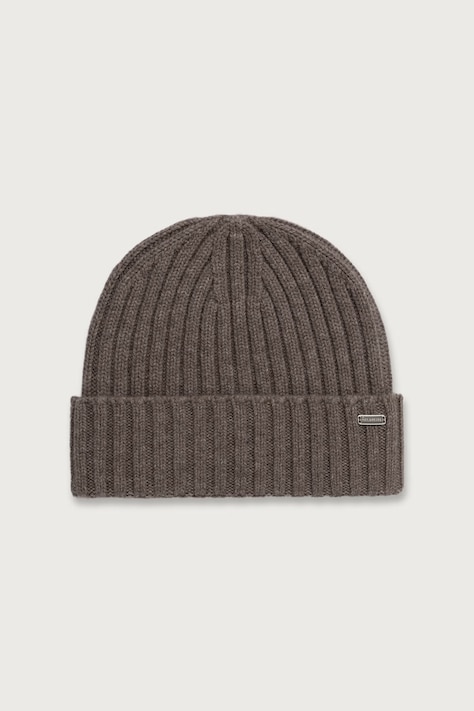 Paul&Shark czapka beanie damska wełniana beżowa 16357101