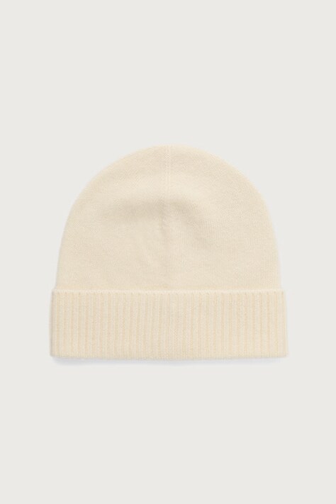 United Colors of Benetton Czapka beanie damska wełniana beżowa 63UWVA00G