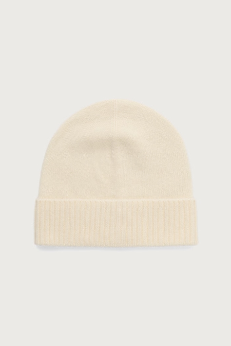 United Colors of Benetton Czapka beanie damska wełniana beżowa 63UWVA00G