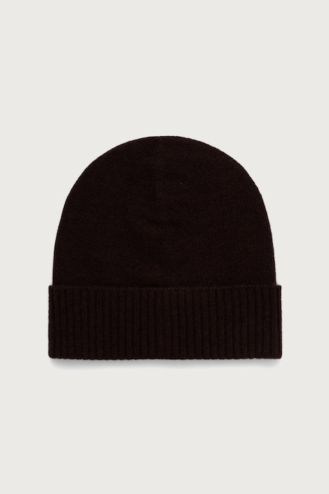 United Colors of Benetton Czapka beanie damska wełniana brązowa 63UWVA00G