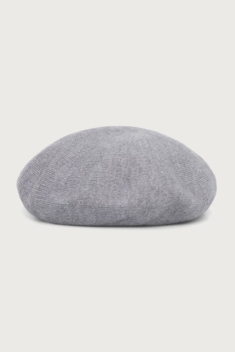 United Colors of Benetton Beret damski z wiskozy szary 6JNEVA00J